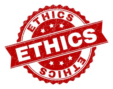 Grunge etik damga mühür dokulu