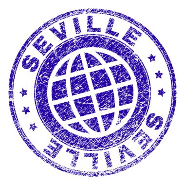 Dokulu Seville damga mühür çizik