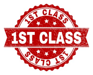 1 sınıf damga mühür grunge dokulu