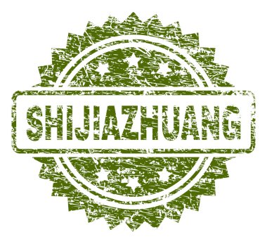 Dokulu Shijiazhuang damga mühür çizik