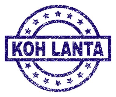 Dokulu Koh Lanta damga mühür çizik