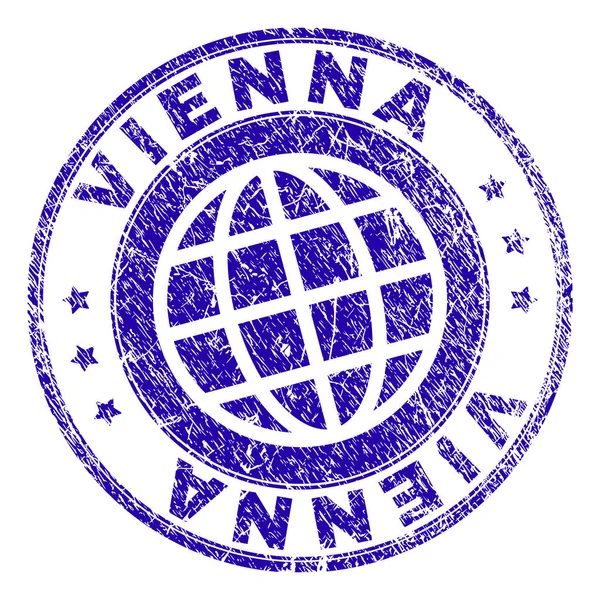Sello de sello de VIENA con textura grunge — Archivo Imágenes Vectoriales