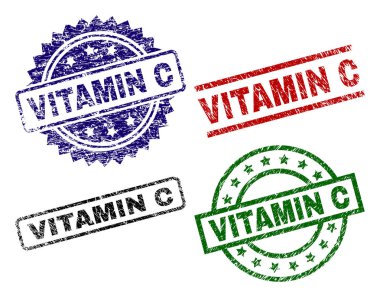 Dokulu C vitamini damga mühürler çizik