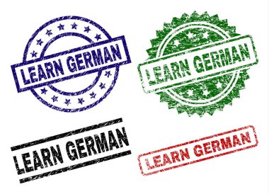 Hasarlı dokulu Alman mühür pullar öğrenin