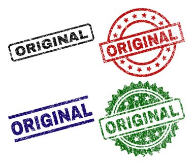 Grunge özgün damga mühürler dokulu