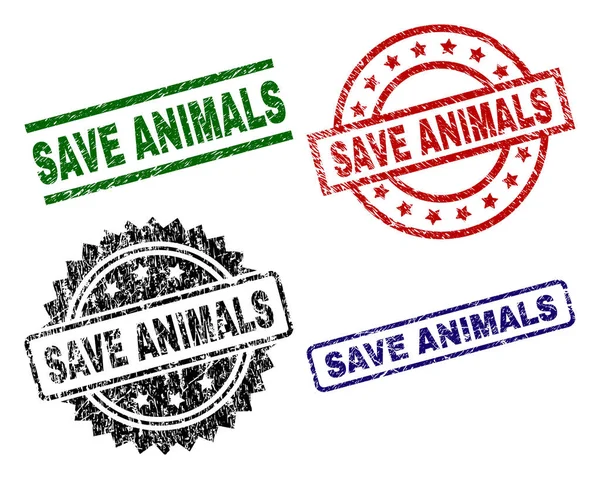 Hayvanlar mühür pullar dokulu çizik