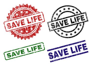 Hasarlı hayat damga mühürler dokulu