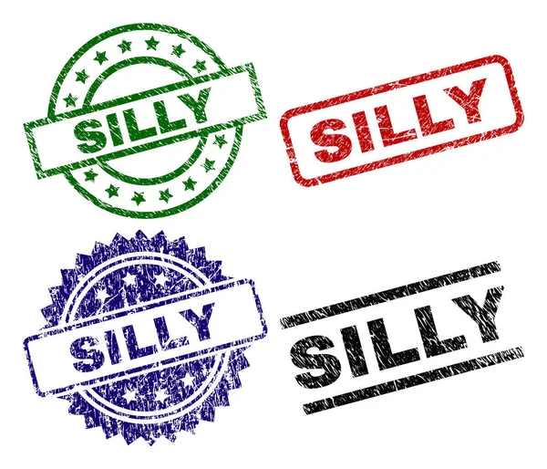 Dokulu aptal mühür pullar çizik