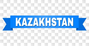 Mavi şerit Kazakistan açıklamalı alt yazılı