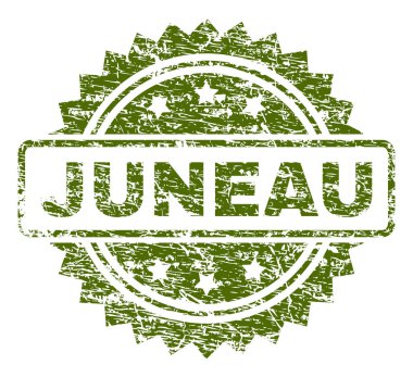 Grunge Juneau damga mühür dokulu