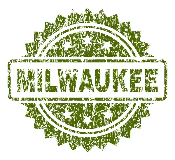 Grunge Milwaukee damga mühür dokulu