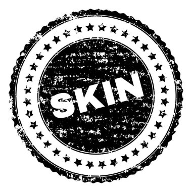 Dokulu deri damga mühür çizik