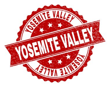 Dokulu Yosemite Vadisi'nden damga mühür çizik