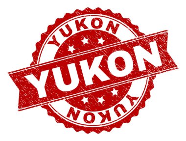 Grunge Yukon damga mühür dokulu