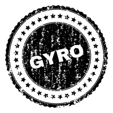 Grunge Gyro damga mühür dokulu