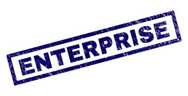 Dikdörtgen Grunge kurumsal damgası