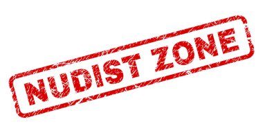 Çizik çıplaklar bölge yuvarlak dikdörtgen damgası