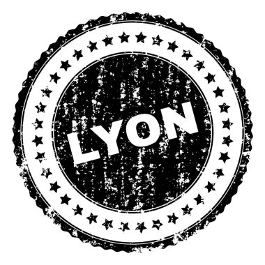 Dokulu Lyon damga mühür çizik