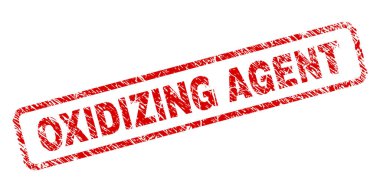 Ajan yuvarlatılmış dikdörtgen damga oksitleyici çizik