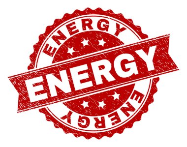 Grunge enerji damga mühür dokulu