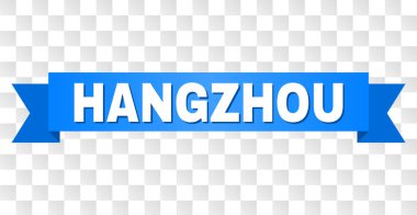 Hangzhou metin ile mavi şerit