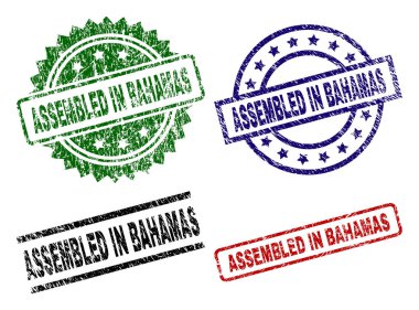 Bahamalar damga mühürler monte dokulu çizik