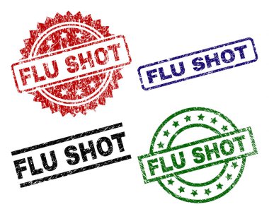 Grunge gribi Shot mühür pullar dokulu