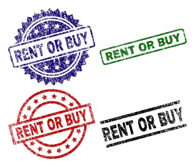 Hasarlı dokulu kira veya satın mühür pul