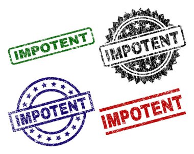 Dokulu iktidarsız damga mühürler zarar