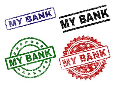 Zarar benim banka mührü pul dokulu