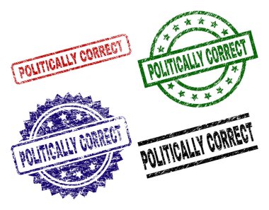 Dokulu politik olarak doğru mühür pullar zarar