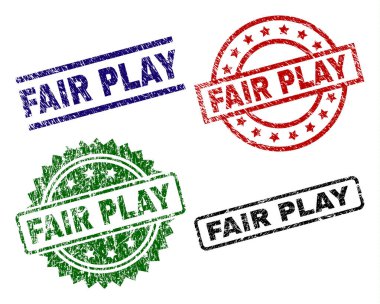 Dokulu Fair Play damga mühürler çizik