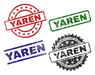 Dokulu Yaren mühür pullar çizik