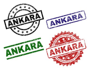 Dokulu Ankara mühür pullar zarar