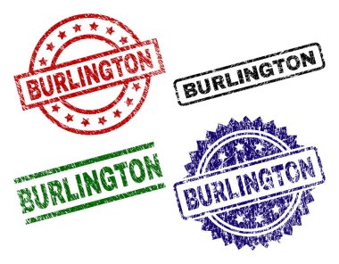 Dokulu Burlington damga mühürler zarar