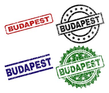 Dokulu Budapeşte damga mühürler çizik