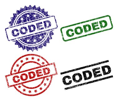 Dokulu kodlanmış damga mühürler zarar