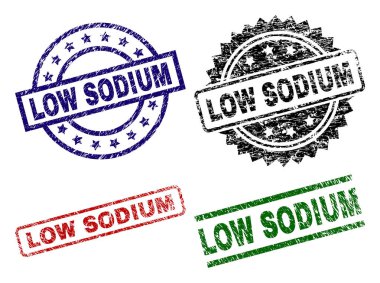 Dokulu düşük sodyum damga mühürler zarar