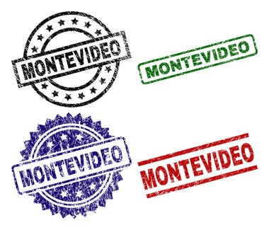 Dokulu Montevideo damga mühürler zarar