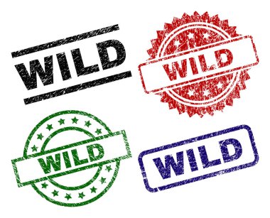 Dokulu vahşi mühür pullar zarar