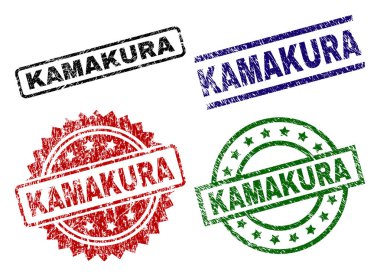 Dokulu Kamakura mühür pullar zarar