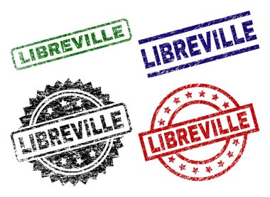 Dokulu Libreville mühür pullar zarar