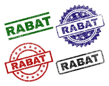 Grunge Rabat mühür pullar dokulu