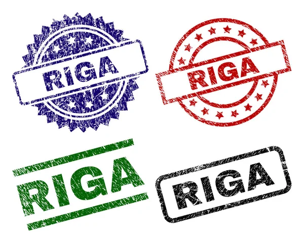 Dokulu Riga mühür pullar çizik