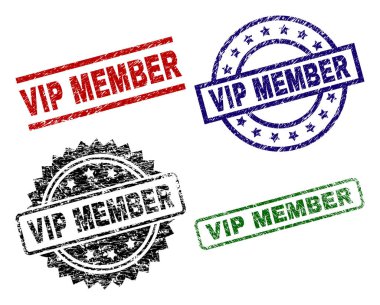 Dokulu VIP üye damga mühürler zarar