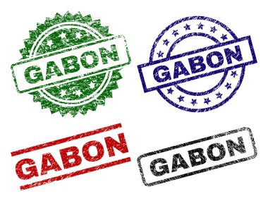 Dokulu Gabon damga mühürler zarar