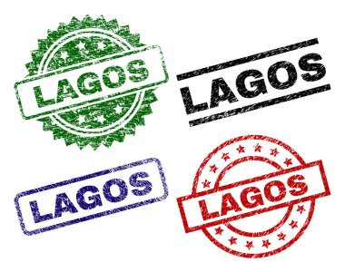 Dokulu Lagos mühür pullar çizik