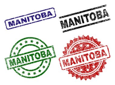 Grunge Manitoba damga mühürler dokulu