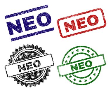 Dokulu Neo mühür pullar çizik