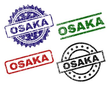 Dokulu Osaka damga mühürler zarar